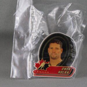 Team Canada Hockey Pin - 2002 Olympic Pin Owen Nolan - Celluloid Pin